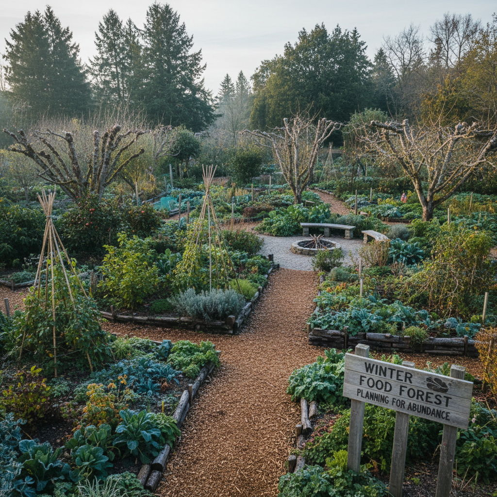 Permaculture Food Forest: Winter Design Guide