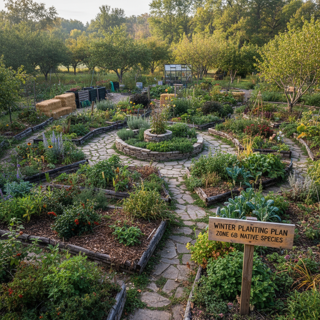 Native Permaculture Plants for Winter Zones: Maps Guide