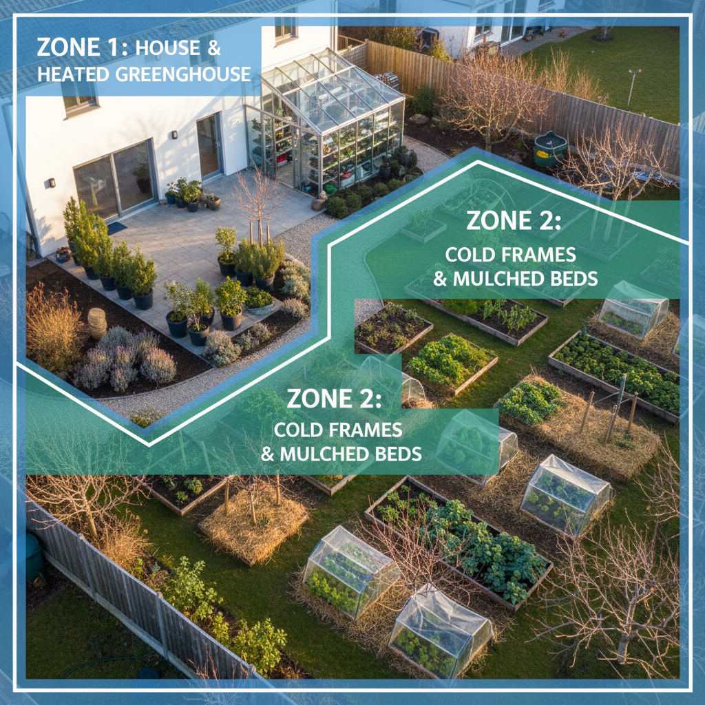 Suburban Permaculture: Zone 1-2 Mapping for Winter Plans